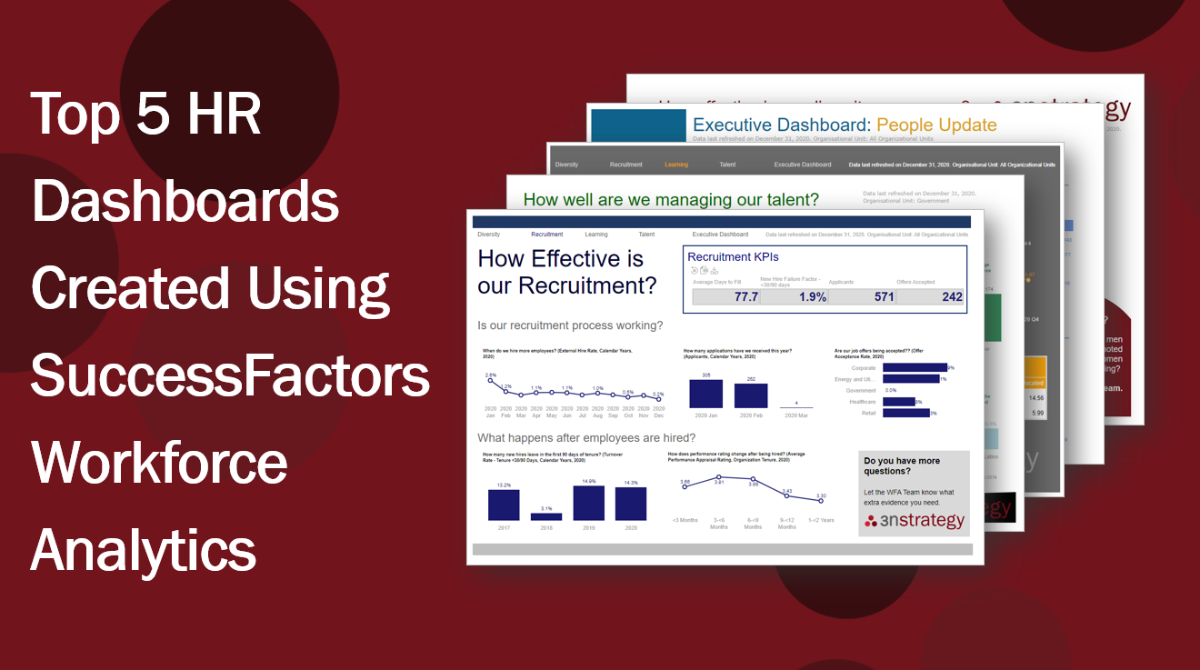 Top 5 HR Dashboards Created Using SuccessFactors Workforce Analytics